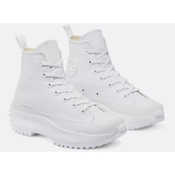 Converse Platform Run Star Hike High Sneakers Optical White - Picture 2 of 14